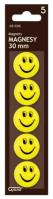 Opakowanie Magnesy 30mm buźki 5szt GRAND