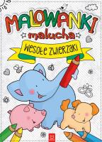 Okładka książki Malowanki malucha. Wesołe zwierzaki