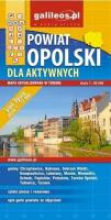 Okładka książki Mapa dla aktywnych - Powiat opolski