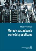 Okładka książki METODY ZARZĄDZANIA WARTOŚCIĄ PUBLICZNĄ