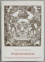 Okładka książki Najjaśniejszym katalog starodruków