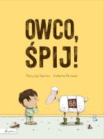 Owco, śpij!. Autor: Kerry Lyn Sparrow. SmakLiter.pl Okładka książki Owco, śpij!