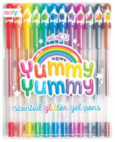 Pachnące długopisy żelowe z brokatem Yummy Yummy 2.0. Wydawca: Kolorowe Baloniki. SmakLiter.pl Opakowanie Pachnące długopisy żelowe z brokatem Yummy Yummy 2.0
