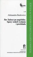 Pan Tadeusz po angielsku. Autor: Budrewicz Aleksandra. SmakLiter.pl Okładka książki Pan Tadeusz po angielsku