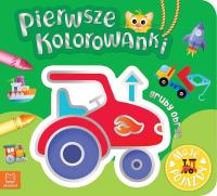 Okładka książki Pierwsze kolorowanki. Moje pojazdy. Gruby obrys
