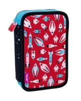 Opakowanie Piórnik 2 poz. z wyprawką SH Space czerwony MILAN