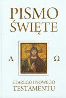 Pismo Święte Starego i Nowego Testamentu białe. Autor: ks. bp Kazimierz Romaniuk. SmakLiter.pl Okładka książki Pismo Święte Starego i Nowego Testamentu białe