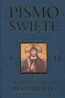 Pismo Święte Starego i Nowego w Testamentu granat. Autor: ks. bp. Romaniuk Kazimierz. SmakLiter.pl Okładka książki Pismo Święte Starego i Nowego w Testamentu granat
