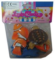 Okładka książki Pływające rybki piszczki 4 sztuki