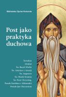 Post jako praktyka duchowa. Autor: Leon Nieścior. SmakLiter.pl Okładka książki Post jako praktyka duchowa