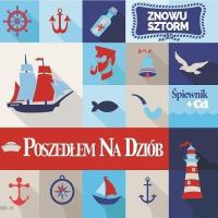 Okładka książki Poszedłem na dziób. Znowu sztorm (śpiewnik + CD)