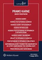 Prawo karne Zbiór przepisów. Autor: Opracowanie zbiorowe. SmakLiter.pl Okładka książki Prawo karne Zbiór przepisów