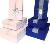 Opakowanie Pudełko Prostokąt granat L ROZETTE