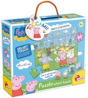 Opakowanie Puzzle Świnka Peppa w parku velvet touch 35
