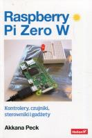Okładka książki Raspberry Pi Zero W. Kontrolery, czujniki..
