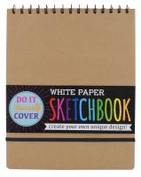 Opakowanie Szkicownik z Okładką DYI - Biały Papier - Duży