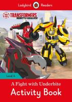 Opakowanie Transformers: A Fight with Underbite Activity Book