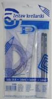 Opakowanie Zestaw kreślarski z linijką 20cm + 2 ołówki PRATEL