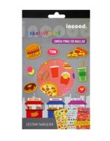 Opakowanie Zestaw naklejek Fast Food 6 arkuszy