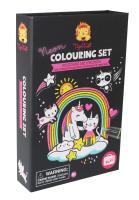 Zestaw plastyczny- Jednorożec i Przyjaciel neonowy. Wydawca: Tiger Tribe. SmakLiter.pl Opakowanie Zestaw plastyczny- Jednorożec i Przyjaciel neonowy