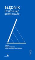 Błędnik. Utrzymując równowagę. Autor: Marek Krajewski, Zofia Małkowicz-Daszkowska. SmakLiter.pl Okładka książki Błędnik. Utrzymując równowagę