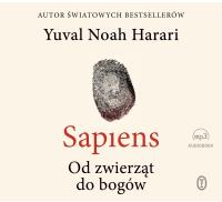 CD MP3 SAPIENS OD ZWIERZĄT DO BOGÓW. Autor: Yuval Noah Harari. SmakLiter.pl Okładka książki CD MP3 SAPIENS OD ZWIERZĄT DO BOGÓW