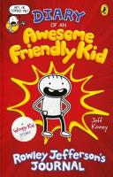 Diary of an Awesome Friendly Kid. Autor: Jeff Kinney. SmakLiter.pl Okładka książki Diary of an Awesome Friendly Kid