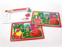 Domisie - Puzzle znajdź 5 różnic - Pan Truskawka. Wydawca: Felico. SmakLiter.pl Opakowanie Domisie - Puzzle znajdź 5 różnic - Pan Truskawka