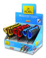 Opakowanie Dspl0-Nożyczki Adel Z Plastikowym Zakończeniem Zabezpieczającym Display 30 szt.