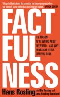 Factfulness. Autor: Rosling Hans. SmakLiter.pl Okładka książki Factfulness