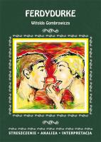 Ferdydurke Witolda Gombrowicza. Autor: Anna Mądry. SmakLiter.pl Okładka książki Ferdydurke Witolda Gombrowicza