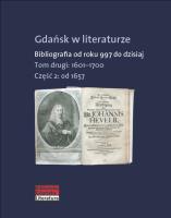 Gdańsk w literaturze Tom 2. Autor: Opracowanie zbiorowe. SmakLiter.pl Okładka książki Gdańsk w literaturze Tom 2