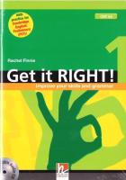 Get It Right! 1 SB + audio CD. Autor: Finnie Rachel. SmakLiter.pl Okładka książki Get It Right! 1 SB + audio CD