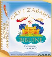 Okładka książki Gry i zabawy biblijne. Pakiet 4 PC CD-ROM