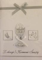 Opakowanie Karnet Komunia Premium B6 + koperta wzór nr 006