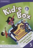 Kid's Box Level 5 Interactive DVD (PAL) with Teacher's Booklet. Autor: Nixon Caroline, Tomlinson Michael, Elliott Karen. SmakLiter.pl Okładka książki Kid's Box Level 5 Interactive DVD (PAL) with Teacher's Booklet
