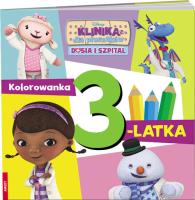 Okładka książki Klinika dla pluszaków Kolorowanka 3-latka/KMN8