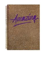 Opakowanie Kołonotes A4/60K złoty brokatowy Amazing
