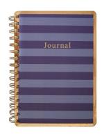 Opakowanie Kołonotes A5/150K fioletowe paski Journal