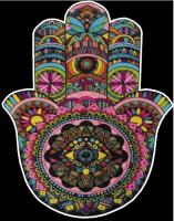 Opakowanie Kolorowanka Welwetowa 47x35 Dłoń Fatimy