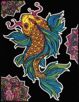 Opakowanie Kolorowanka Welwetowa 47x35 Karp Koi
