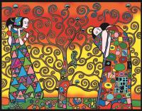 Opakowanie Kolorowanka Welwetowa 47x35 Klimt Trzy Okresy...