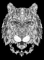 Opakowanie Kolorowanka Welwetowa 47x35 Lwica