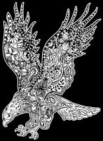 Opakowanie Kolorowanka Welwetowa 47x35 Orzeł