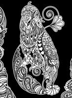 Opakowanie Kolorowanka Welwetowa 47x35 Papuga