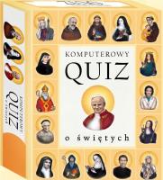 Komputerowy quiz o świętych cz.1. Autor: praca zborowa. SmakLiter.pl Okładka książki Komputerowy quiz o świętych cz.1