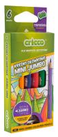 Kredki Cricco Trójkątne Mini Jumbo 6-Kol. op. Kartonowe z Temperówką/ Opak. 12. Wydawca: Cricco. SmakLiter.pl Opakowanie Kredki Cricco Trójkątne Mini Jumbo 6-Kol. op. Kartonowe z Temperówką/ Opak. 12
