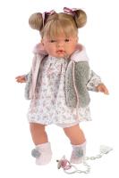 Opakowanie Lalka 38332 Joelle płącząca blondynka futerko 38cm