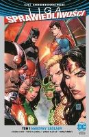 Okładka książki Liga Sprawiedliwości T.1 Maszyny zagłady (srebrna)