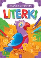 Okładka książki LITERKI UCZĘ SIĘ I KOLORUJĘ